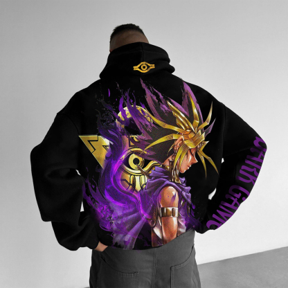 Unisex Anime Style Retro Hoodie