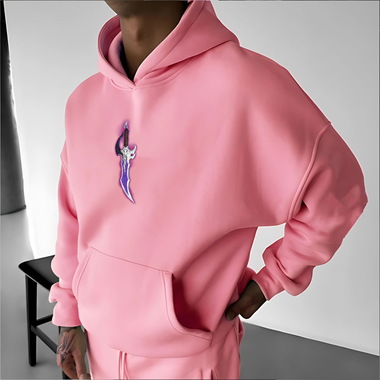  Unisex “Solo Leveling” Anime Graphic Streetwear Vintage Hoodie