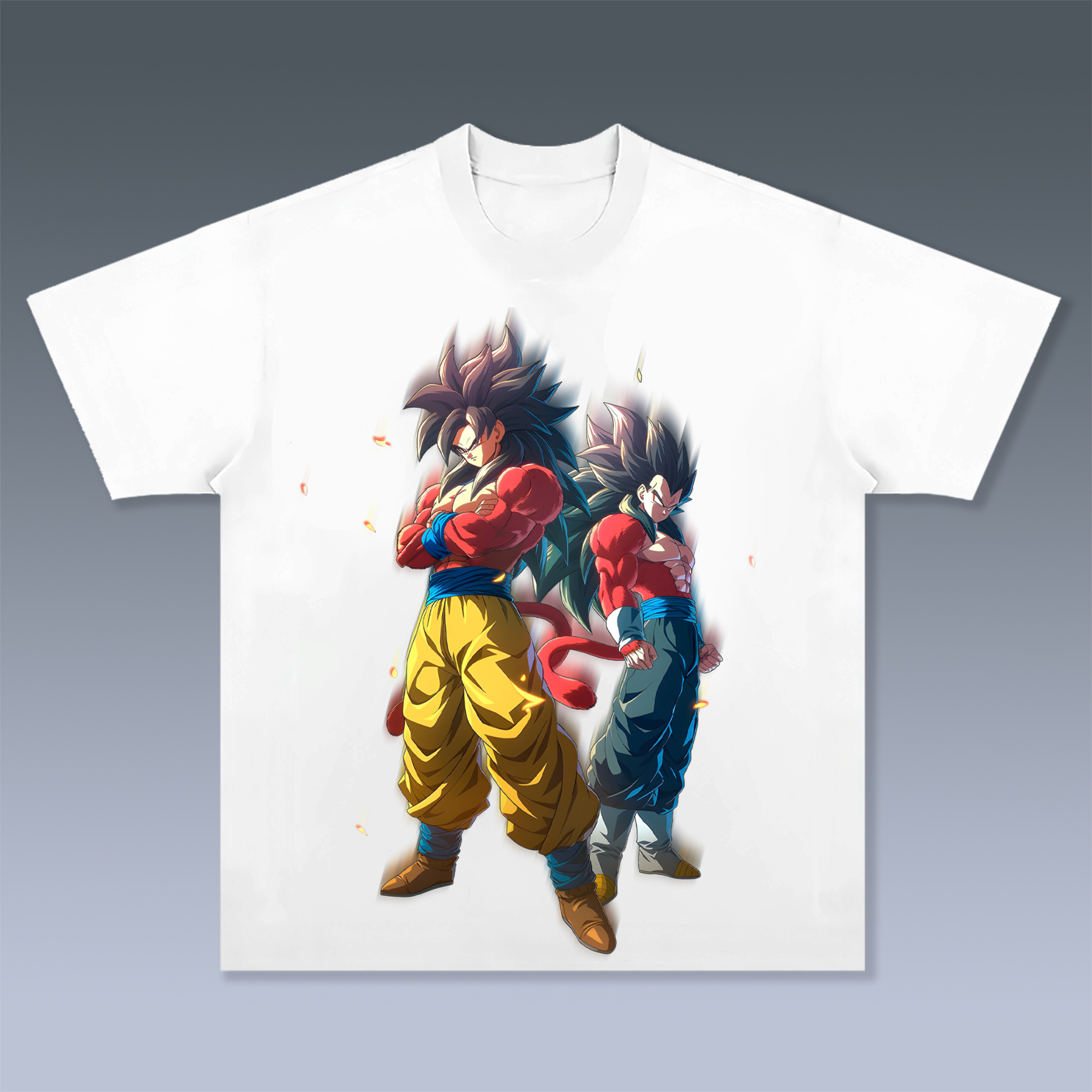 Unisex Anime Graphic Streetwear Vintage T-shirt-AnimeClothe