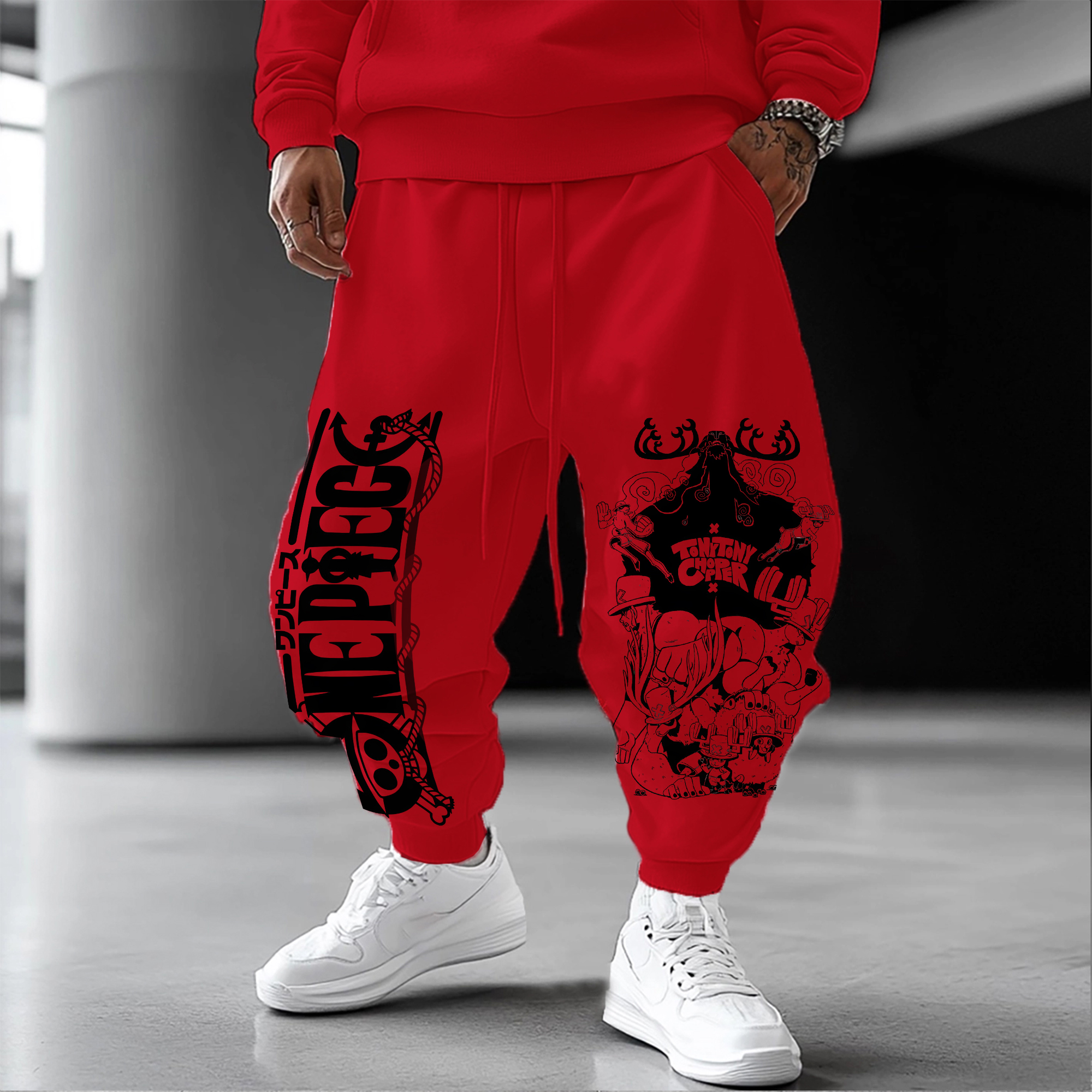 Unisex Casual Anime Streetwear Pants-AnimeClothe