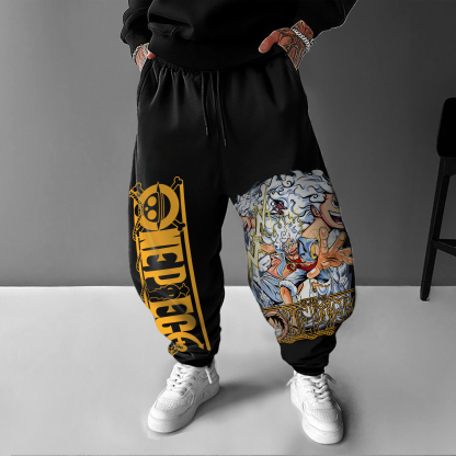 Unisex Anime Printed  Pants丨 One Piece-AnimeClothe