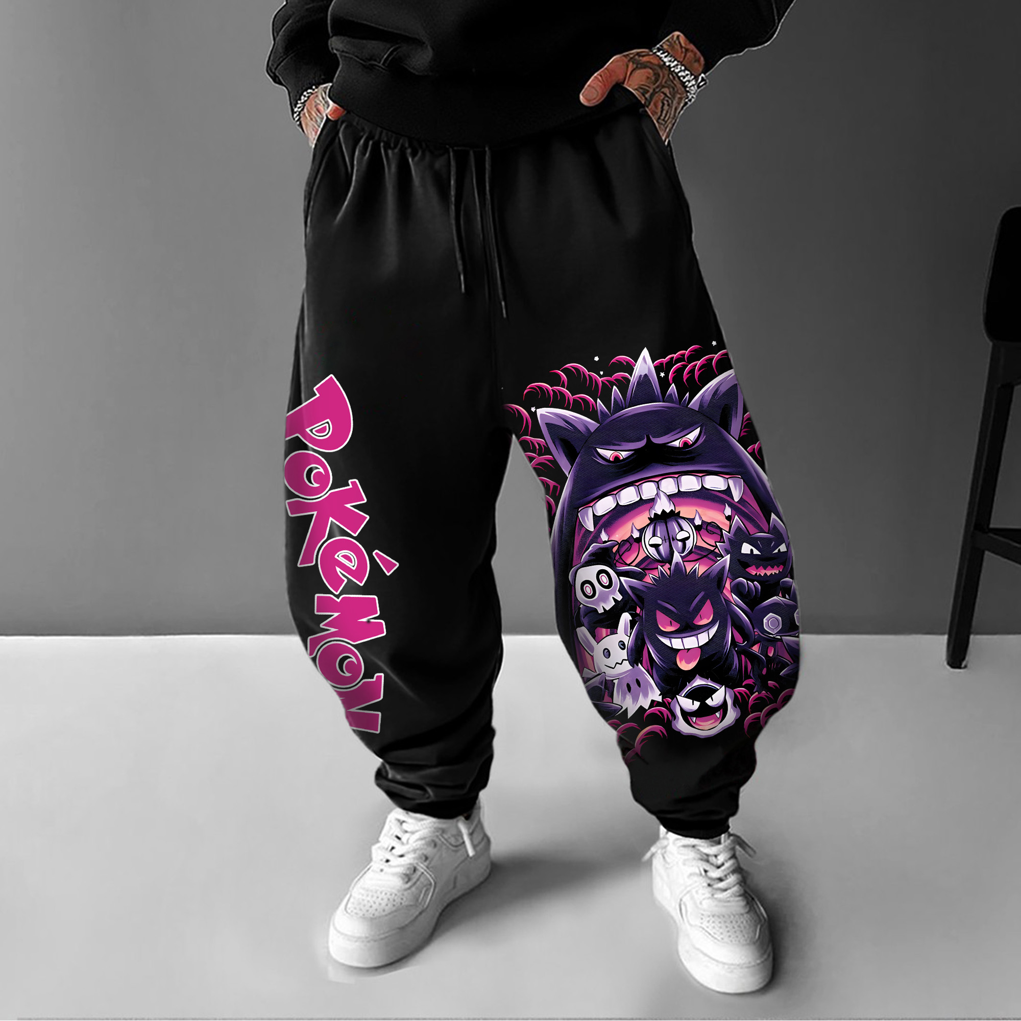 Unisex Casual Anime Streetwear Pants
