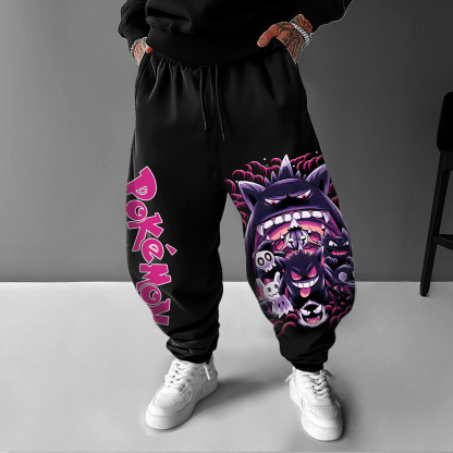 Unisex Casual Anime Streetwear Pants