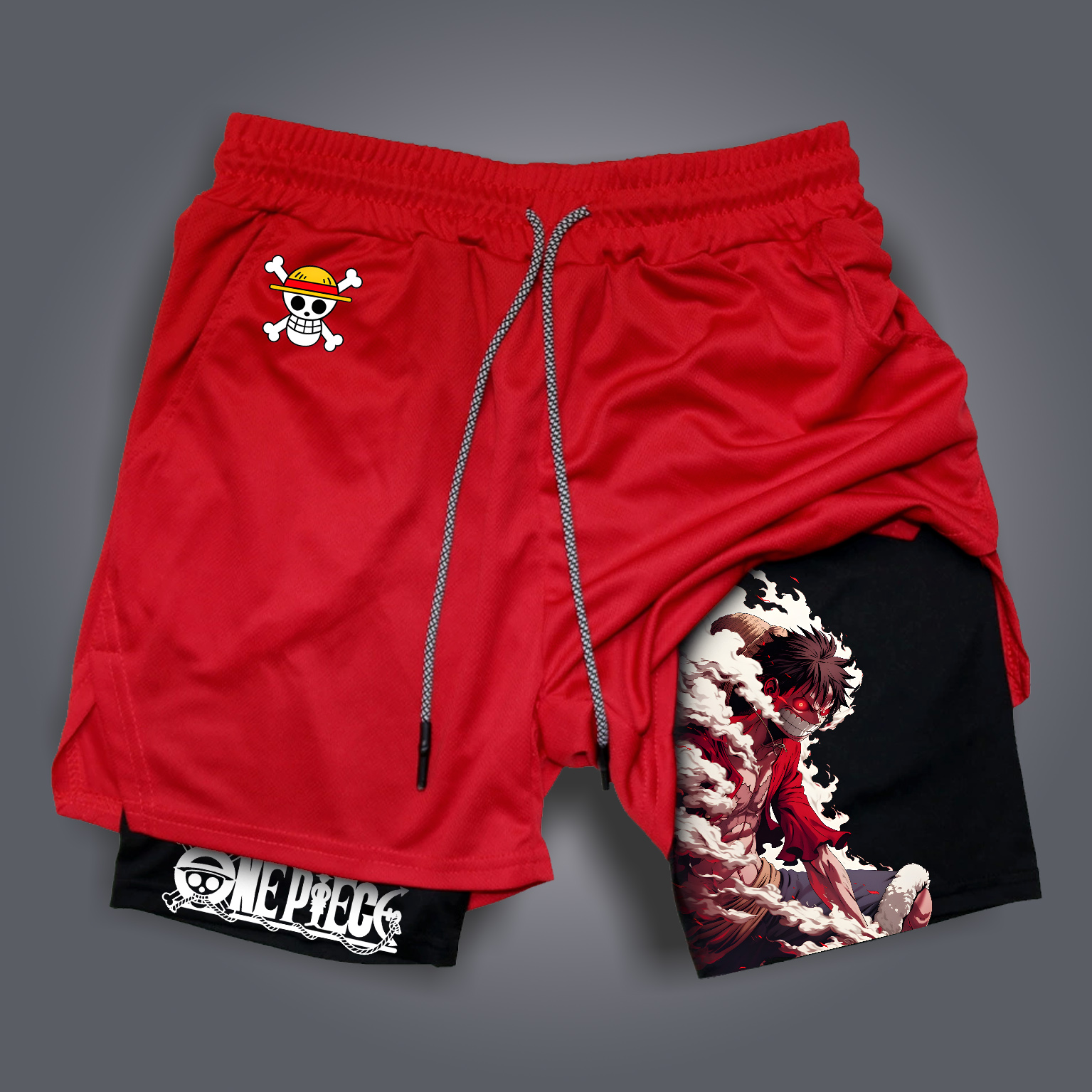 Unisex Casual Anime Streetwear Shorts-AnimeClothe