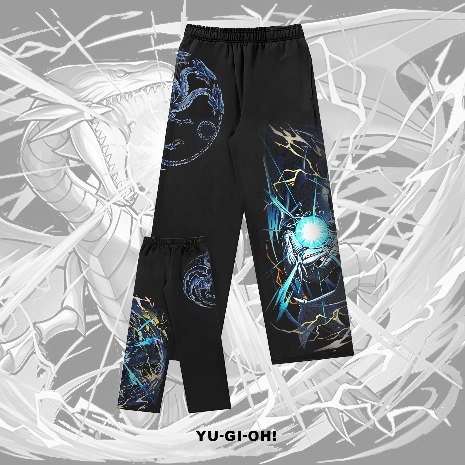 Unisex Anime Style Retro I Pants-AnimeClothe