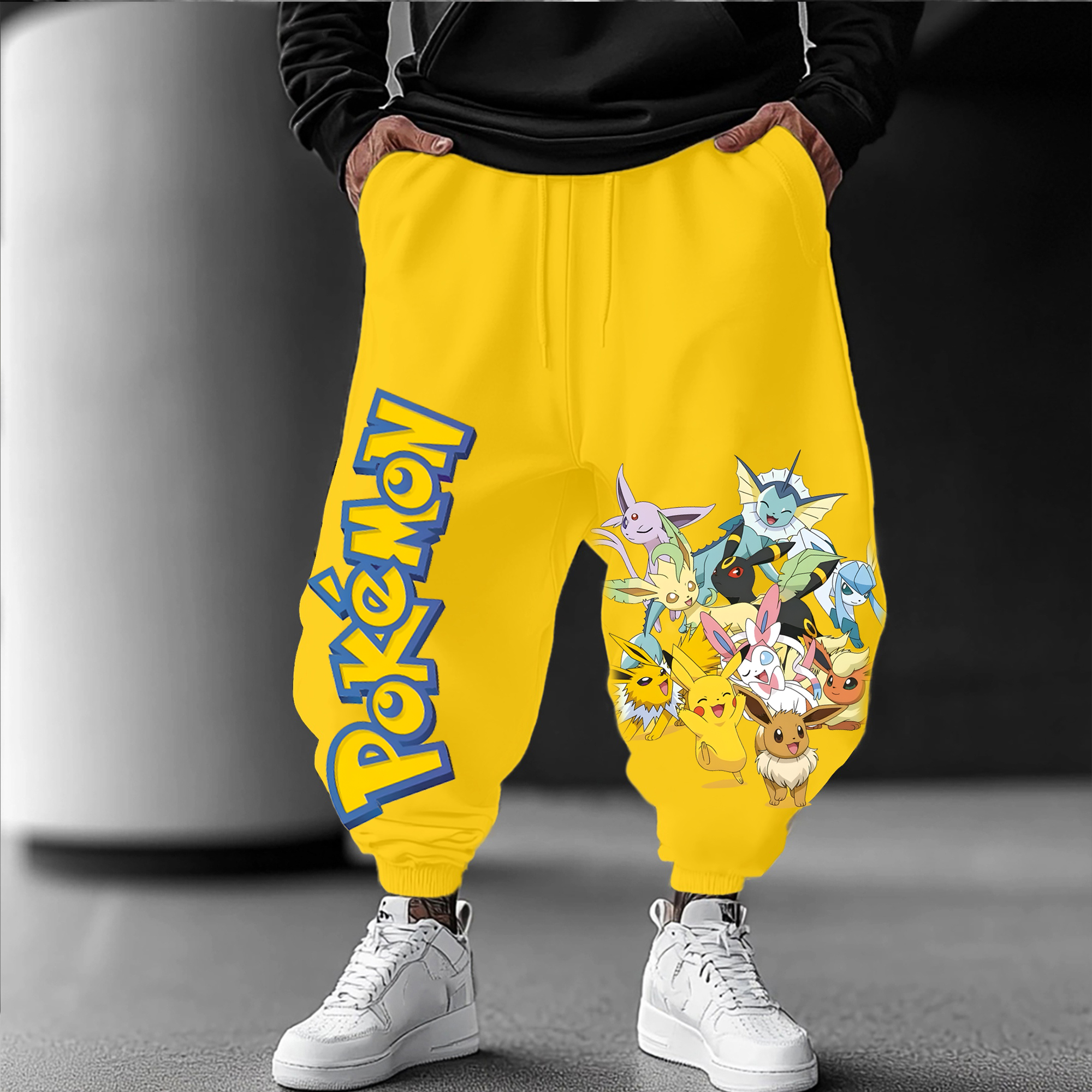 Unisex Casual Anime Streetwear Pants-AnimeClothe