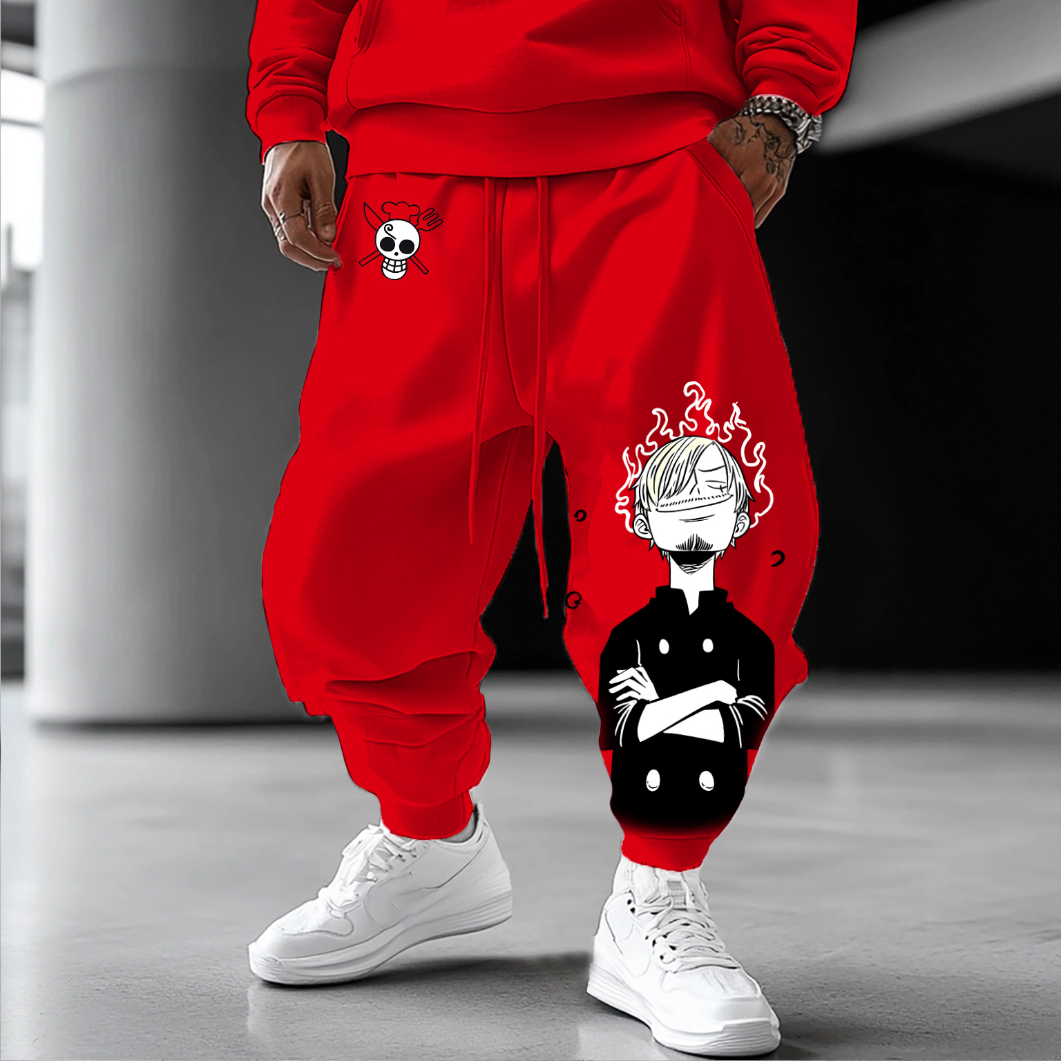 Unisex Casual Anime Streetwear Pants丨One Piece-AnimeClothe