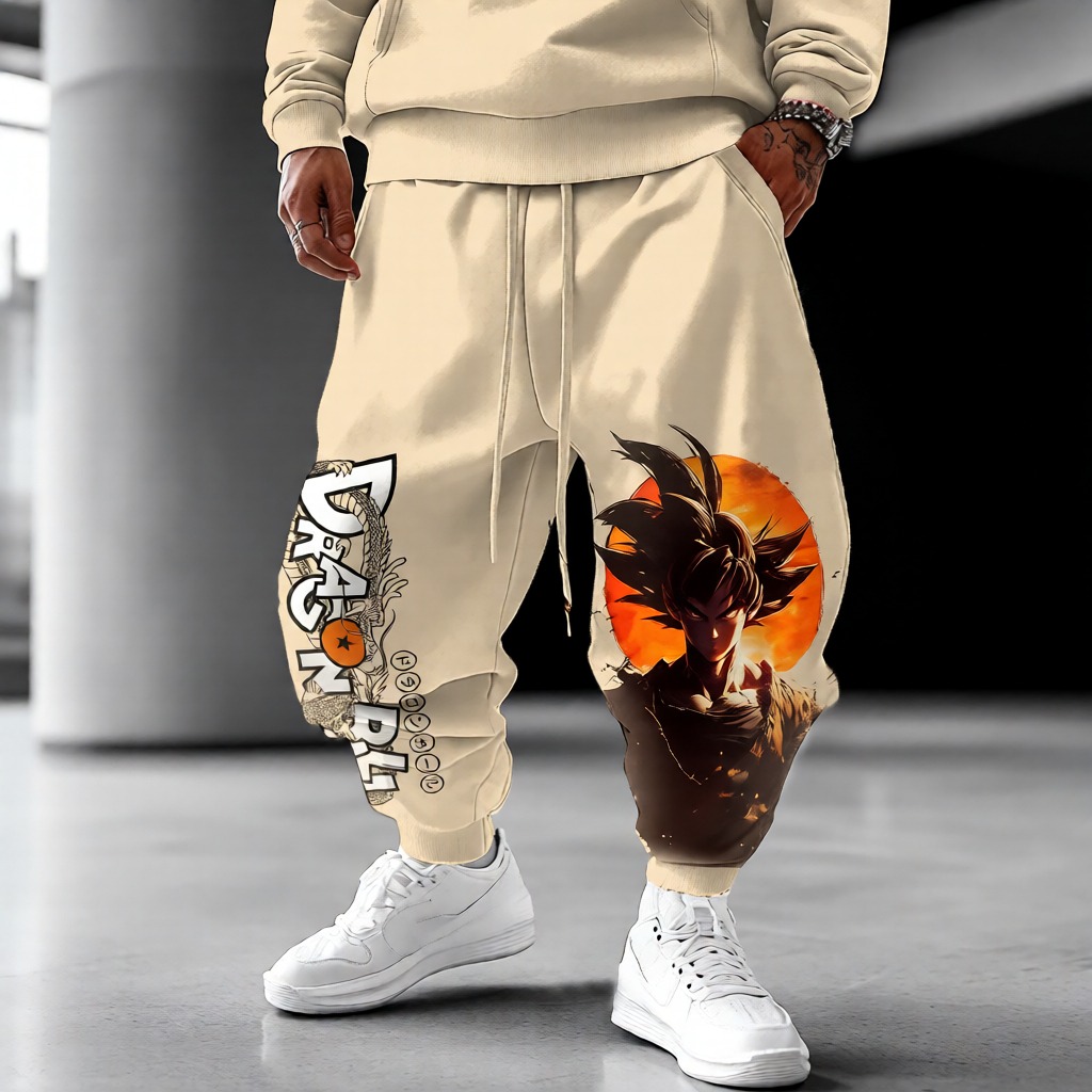 Unisex Casual Anime Streetwear Pants