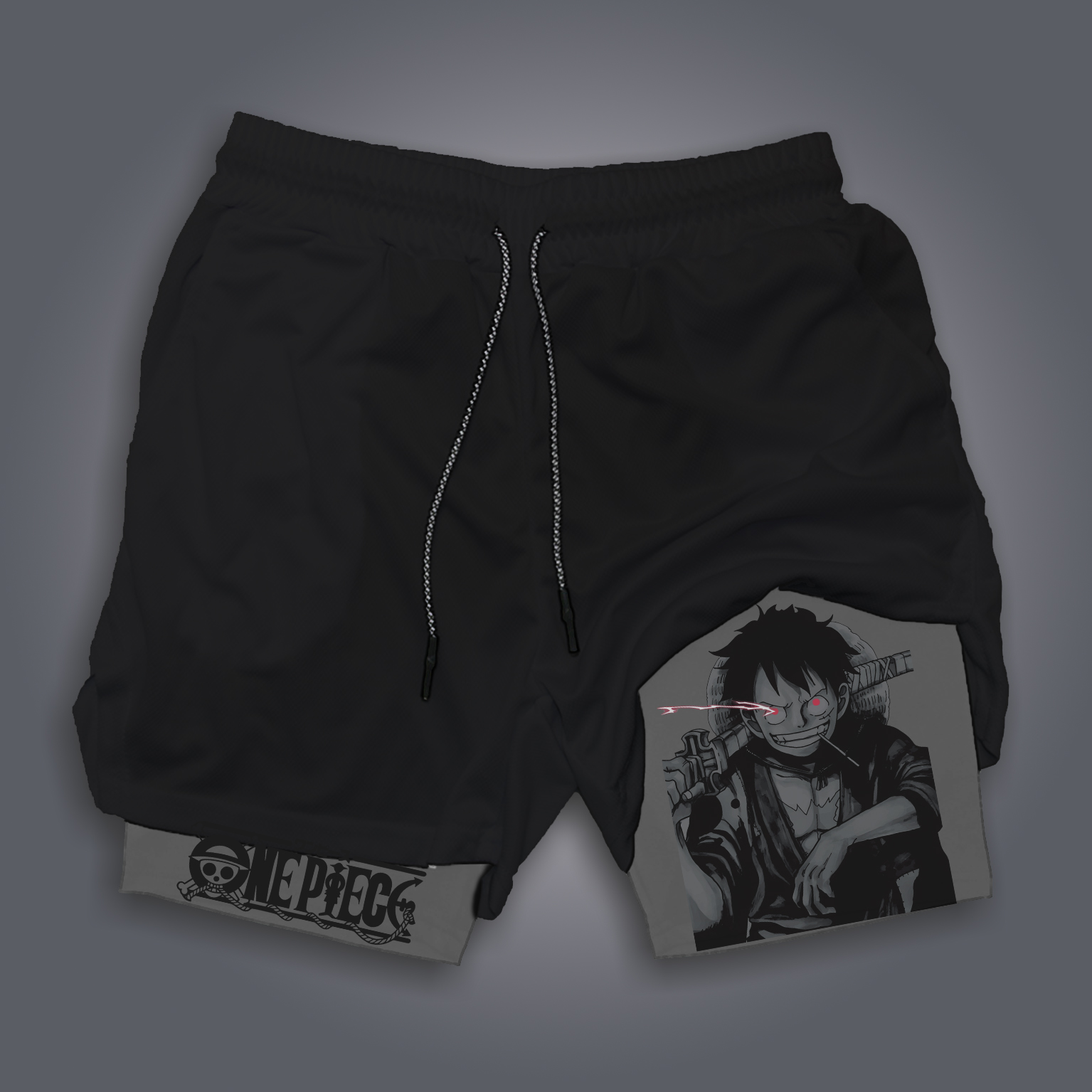 Unisex Casual Anime Streetwear Shorts-AnimeClothe