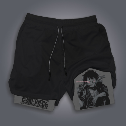 Unisex Casual Anime Streetwear Shorts-AnimeClothe