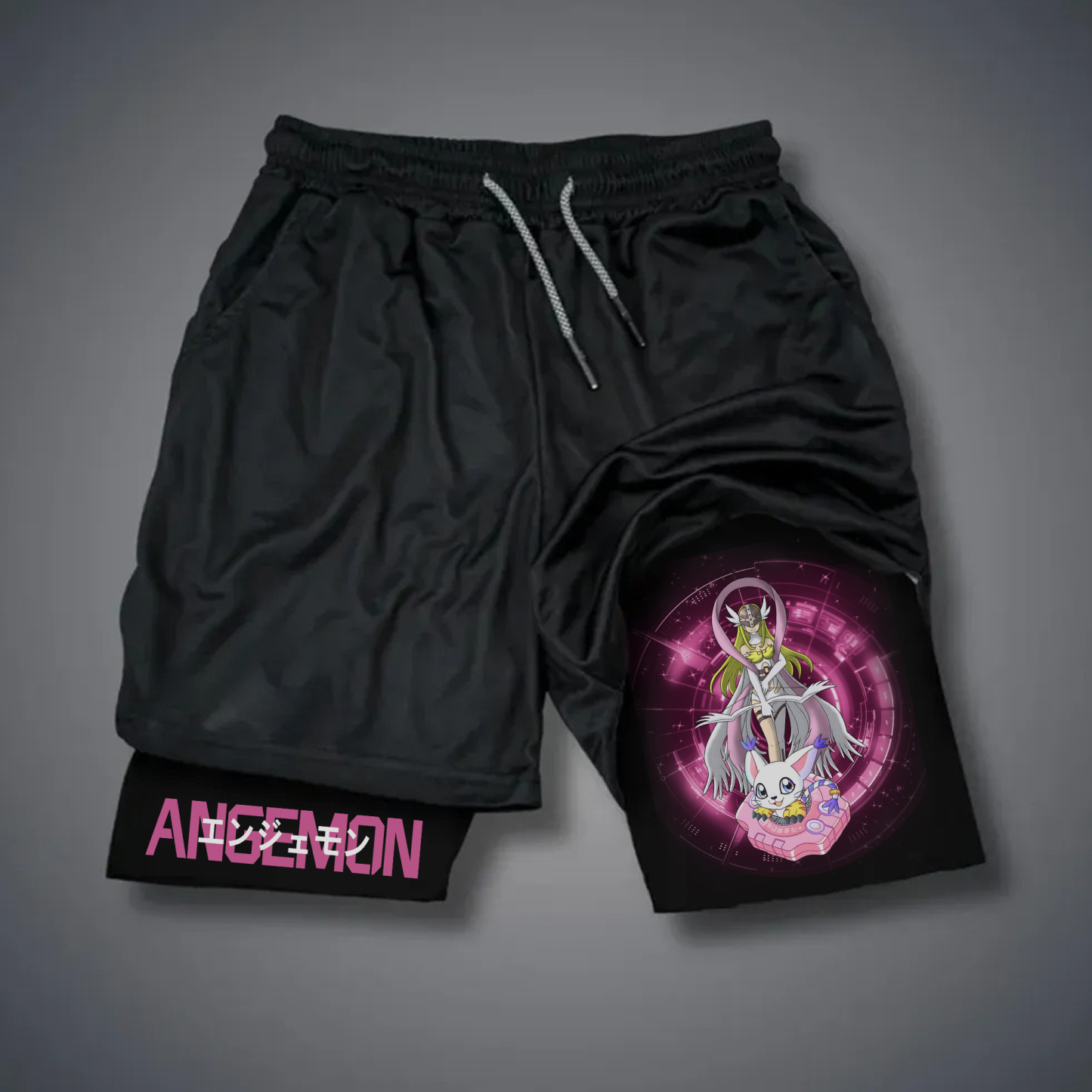 Unisex "Digimon" Anime Style Retro Shorts