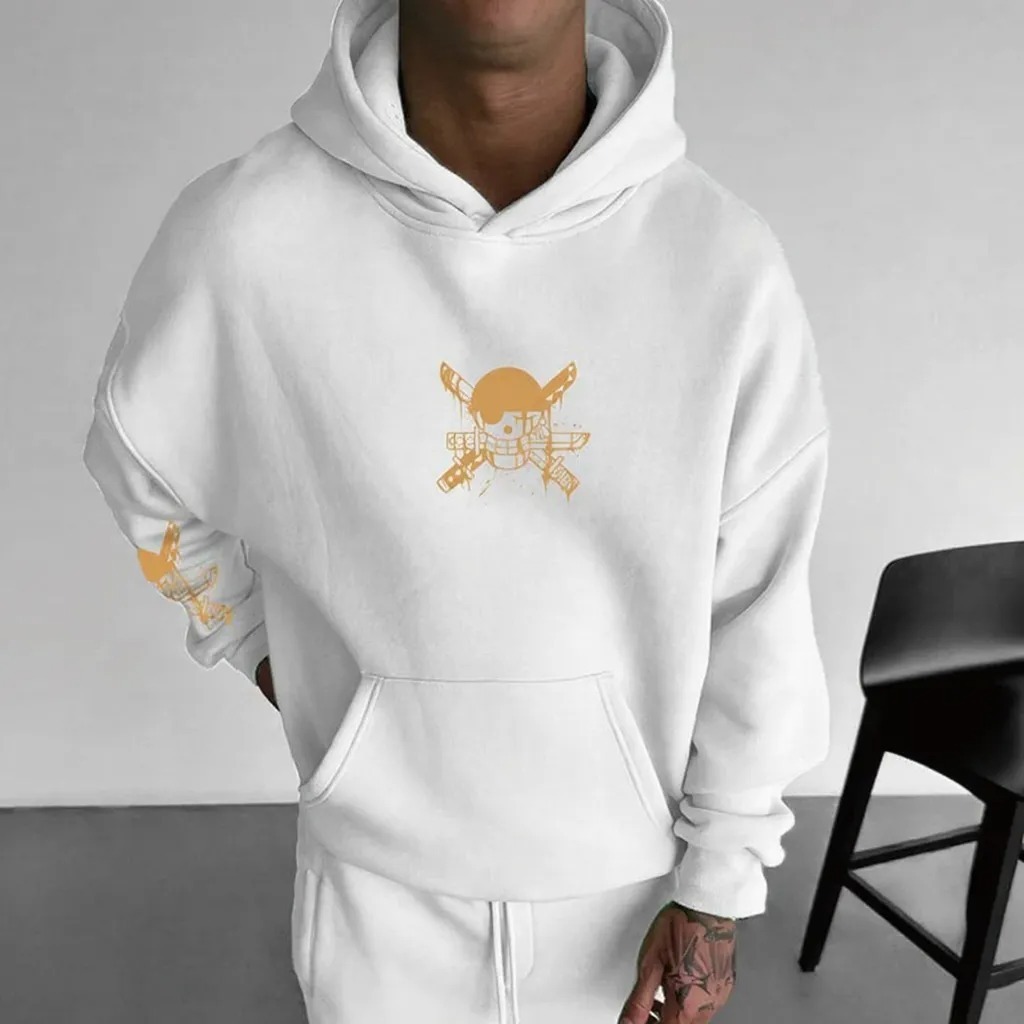 Unisex Anime Graphic Streetwear Vintage Hoodie