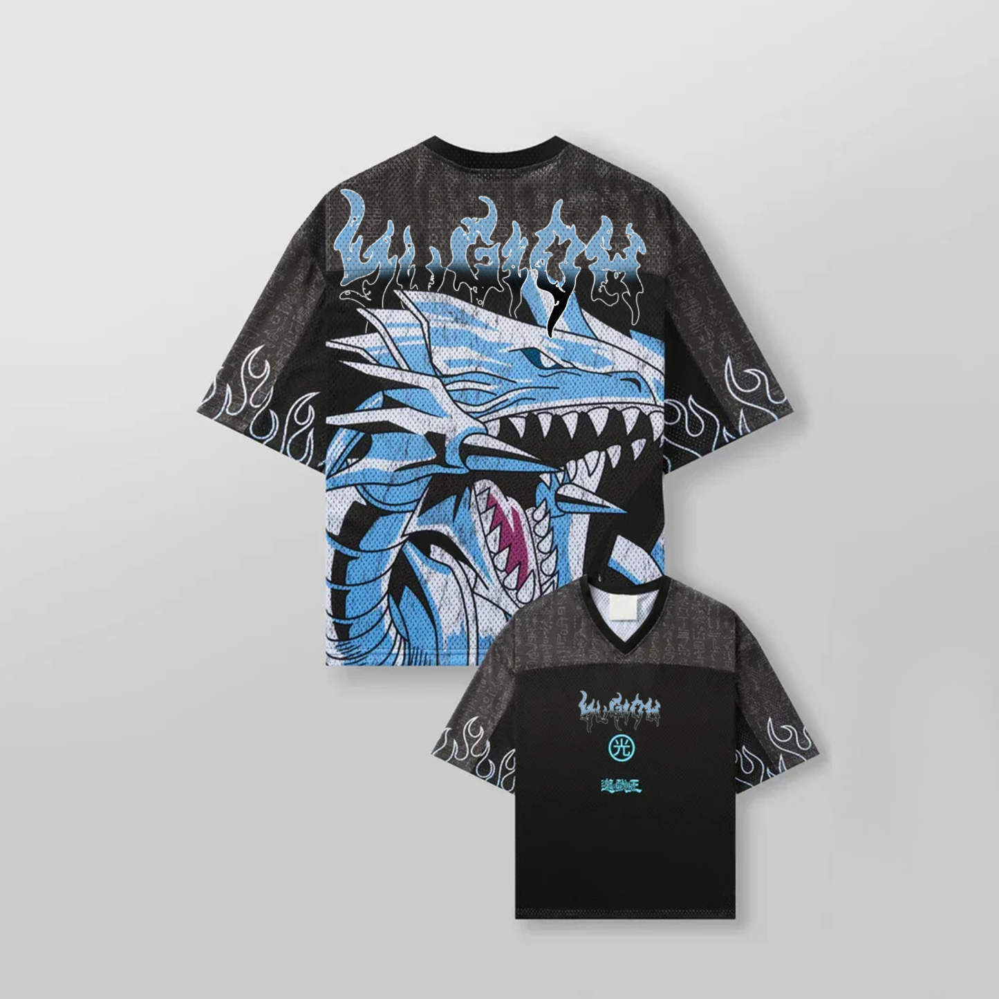 Unisex Anime Style Retro I Mesh T-Shirt-AnimeClothe