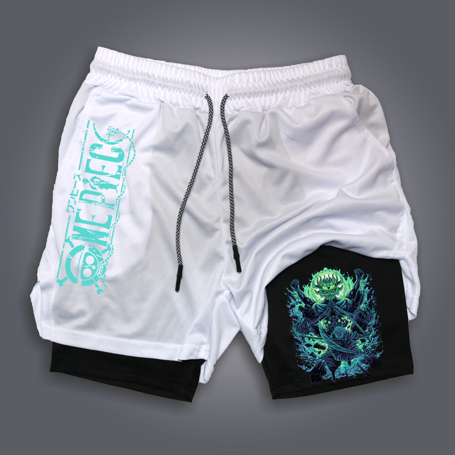 Unisex One Piece Anime Shorts-AnimeClothe