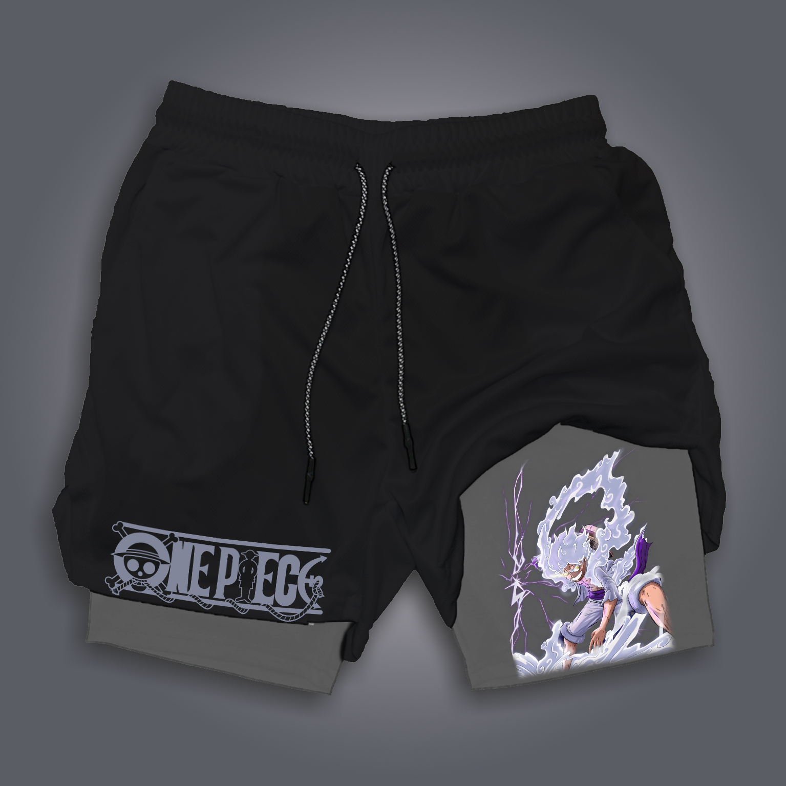 Unisex Casual Anime Streetwear Shorts-AnimeClothe
