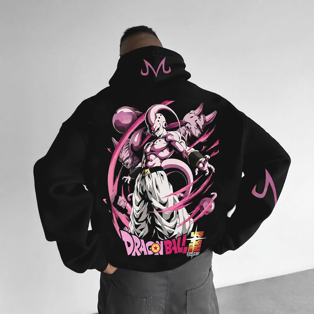 Unisex Anime Print  Casual Oversized Hoodie