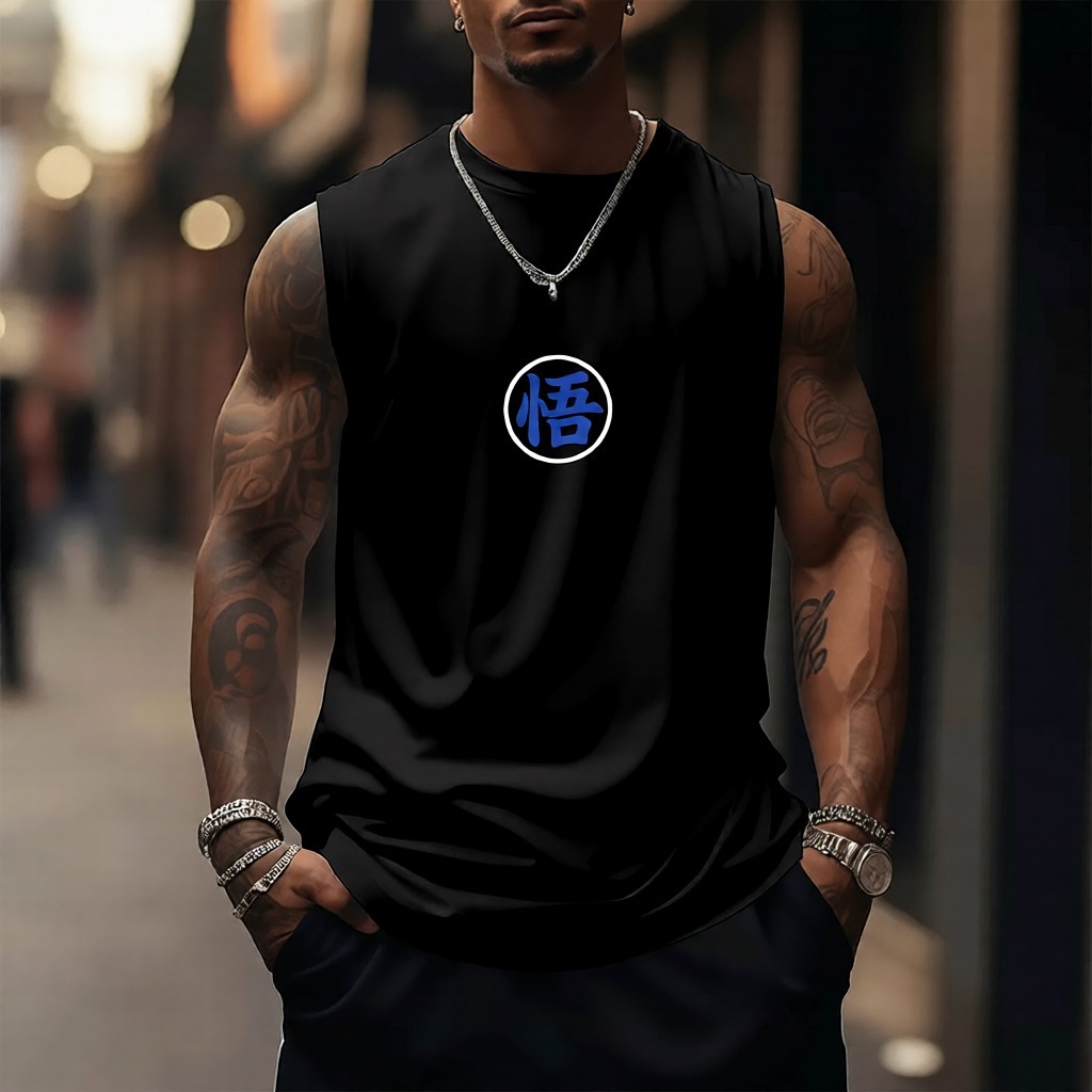 Unisex Anime Sleeveless Tank Top