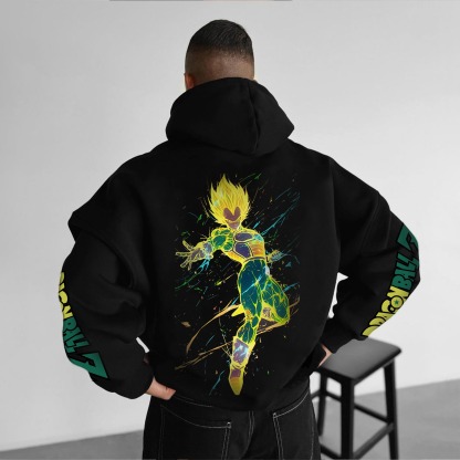 Unisex Anime Print  Casual Oversized Hoodie