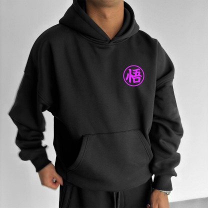Unisex Anime Print  Casual Oversized Hoodie