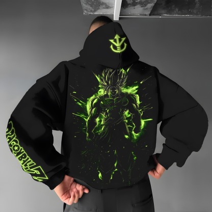 Unisex Anime Print  Casual Oversized Hoodie