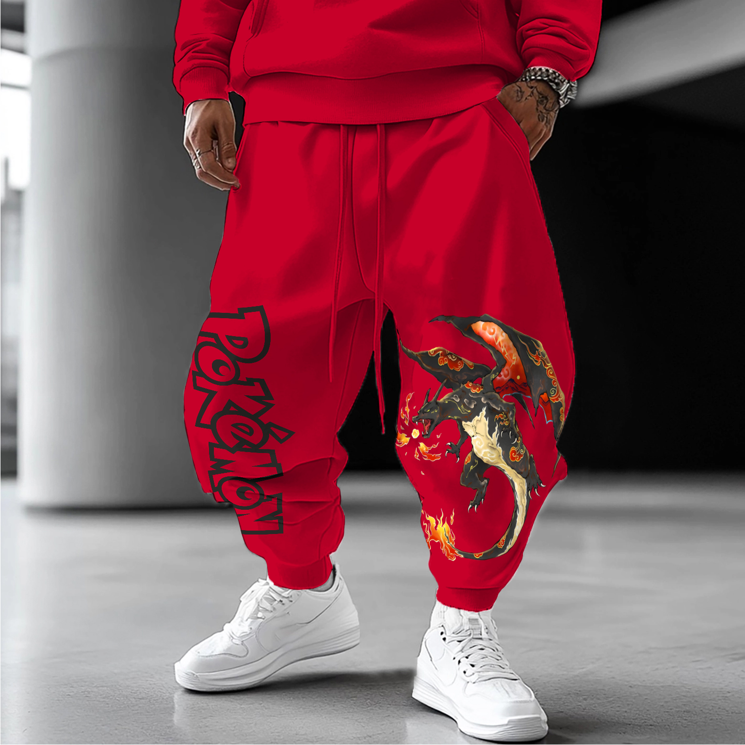 Unisex  “Pokémon” Casual Anime Streetwear Pants