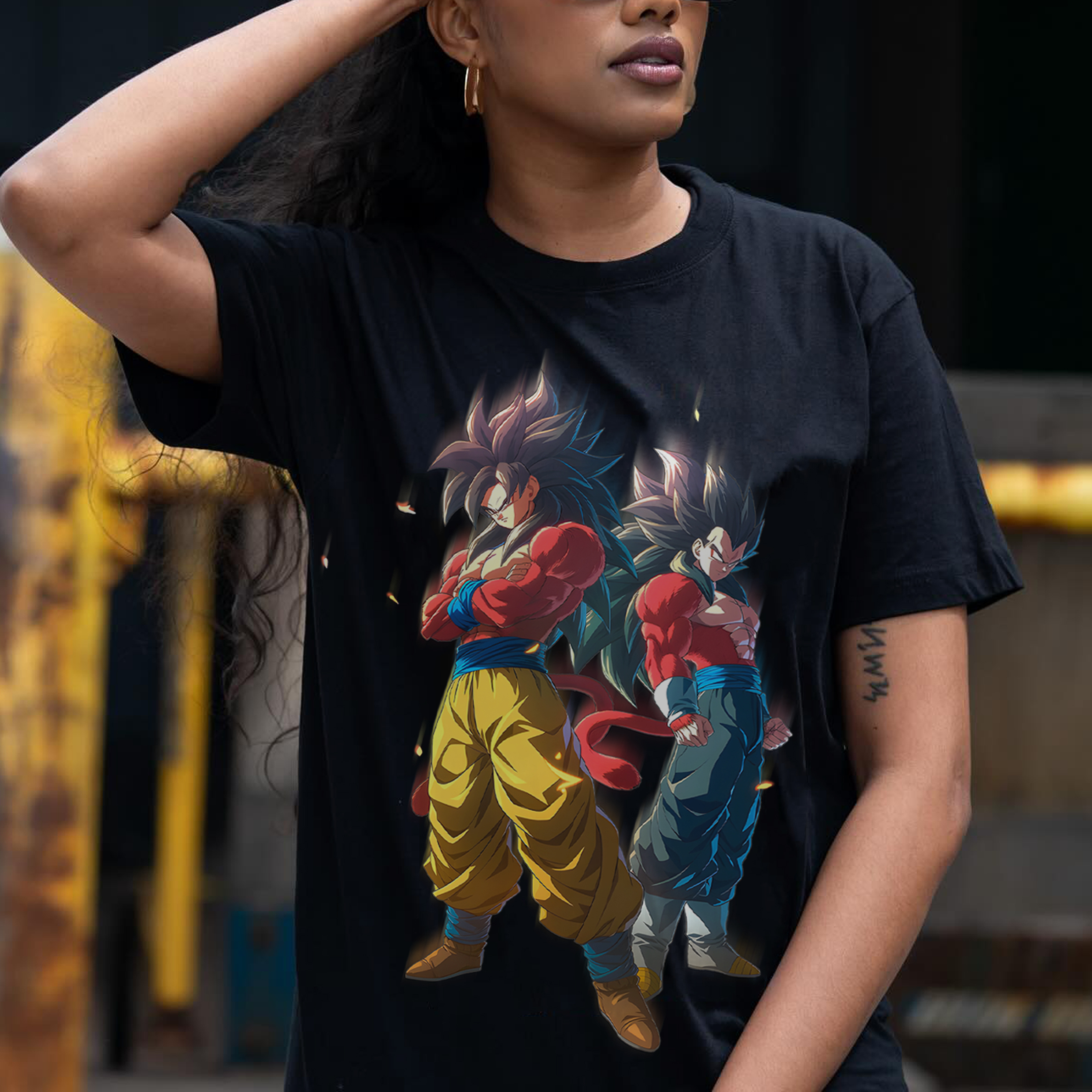Unisex Anime Graphic Streetwear Vintage T-shirt-AnimeClothe
