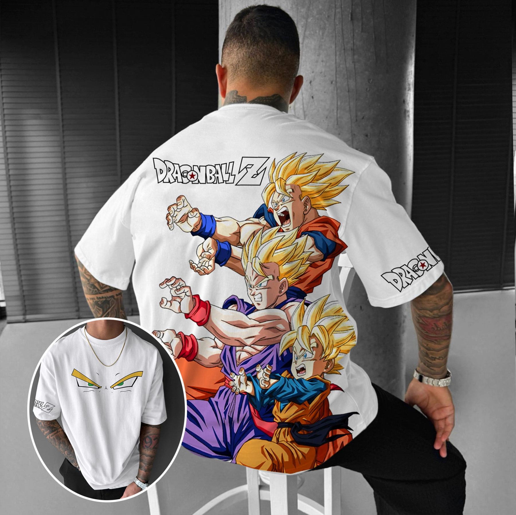 Unisex Anime Inspired Graphic Streetwear Vintage T-shirt