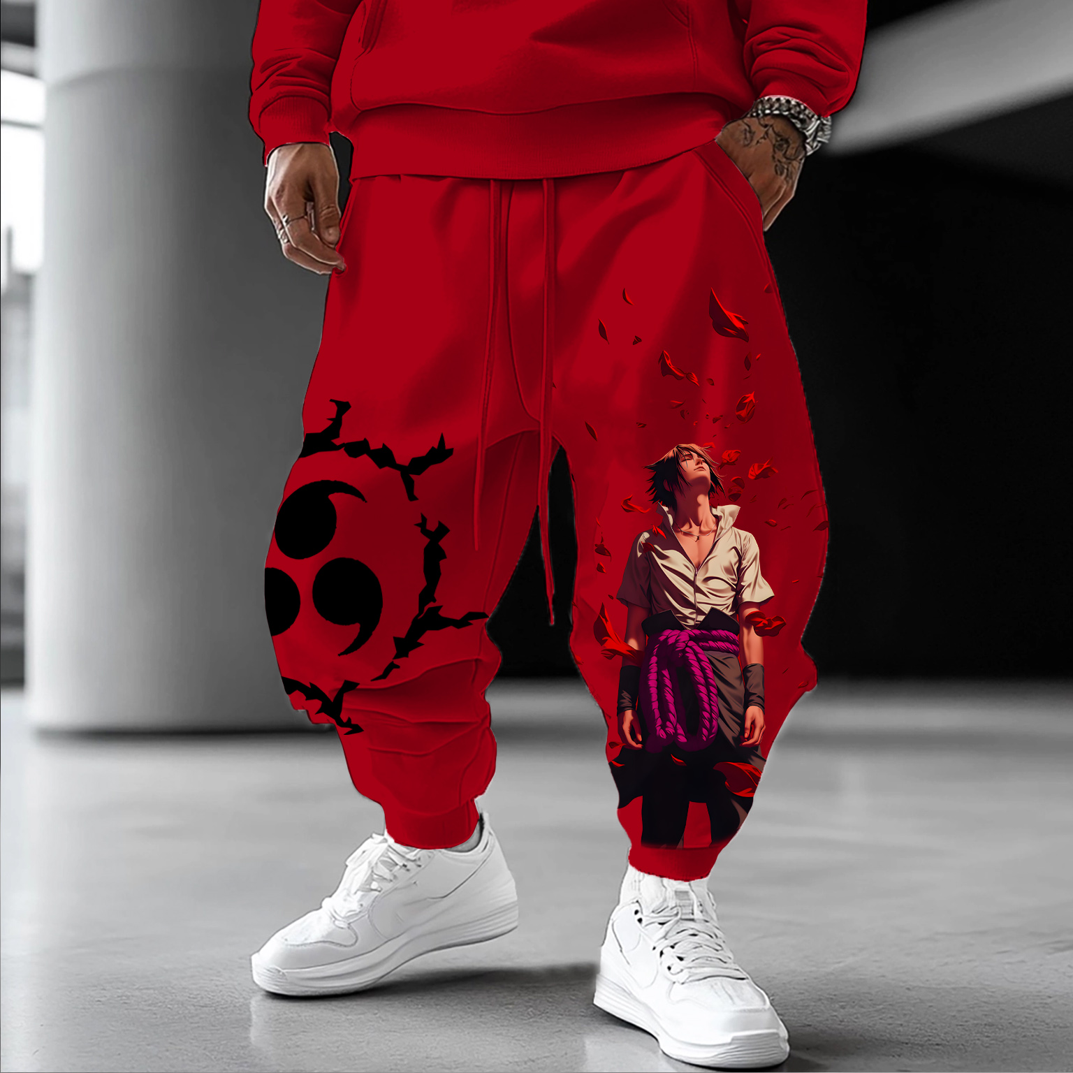 Unisex  Casual Anime Streetwear Pants-AnimeClothe
