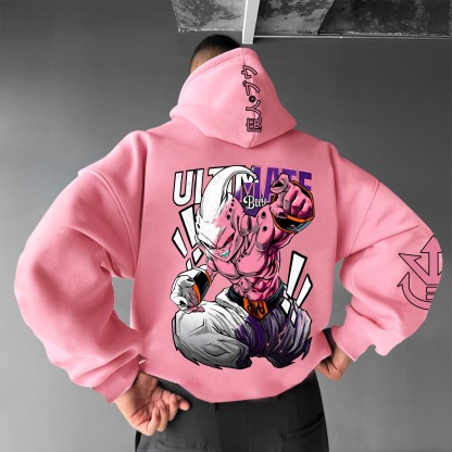 Unisex Anime Print  Casual Oversized Hoodie
