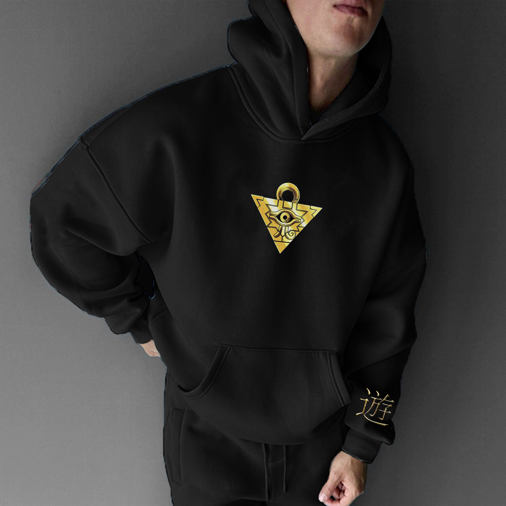 Unisex Anime Style Retro Hoodie