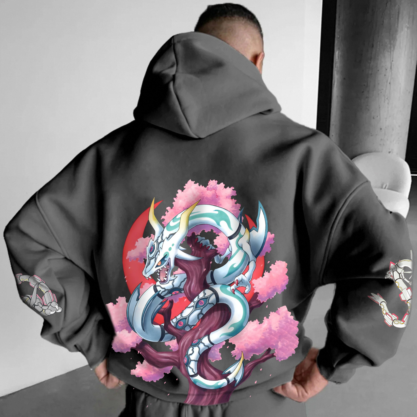 Unisex Anime Graphic Streetwear Vintage Hoodie