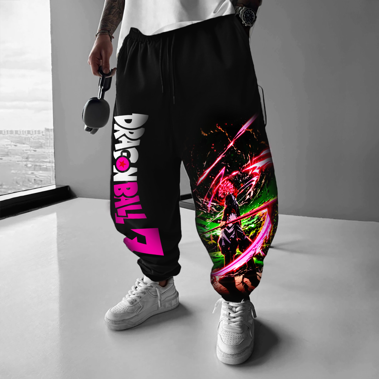 Unisex Casual Anime Streetwear Pants-AnimeClothe