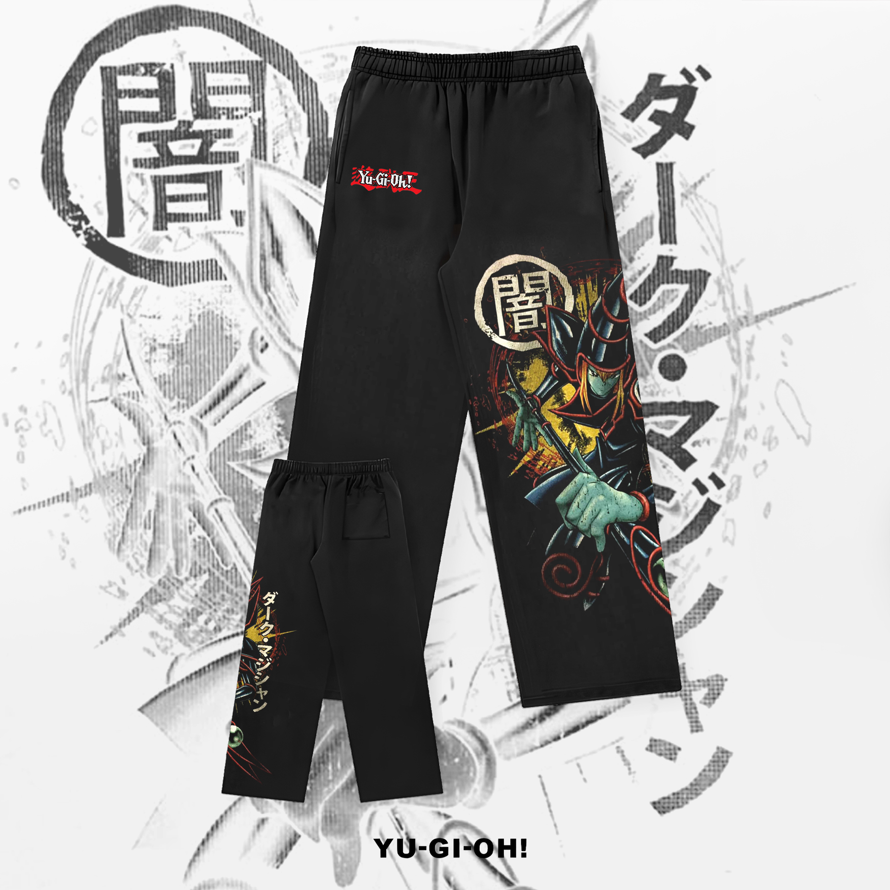 Unisex Anime Style Retro I Pants-AnimeClothe