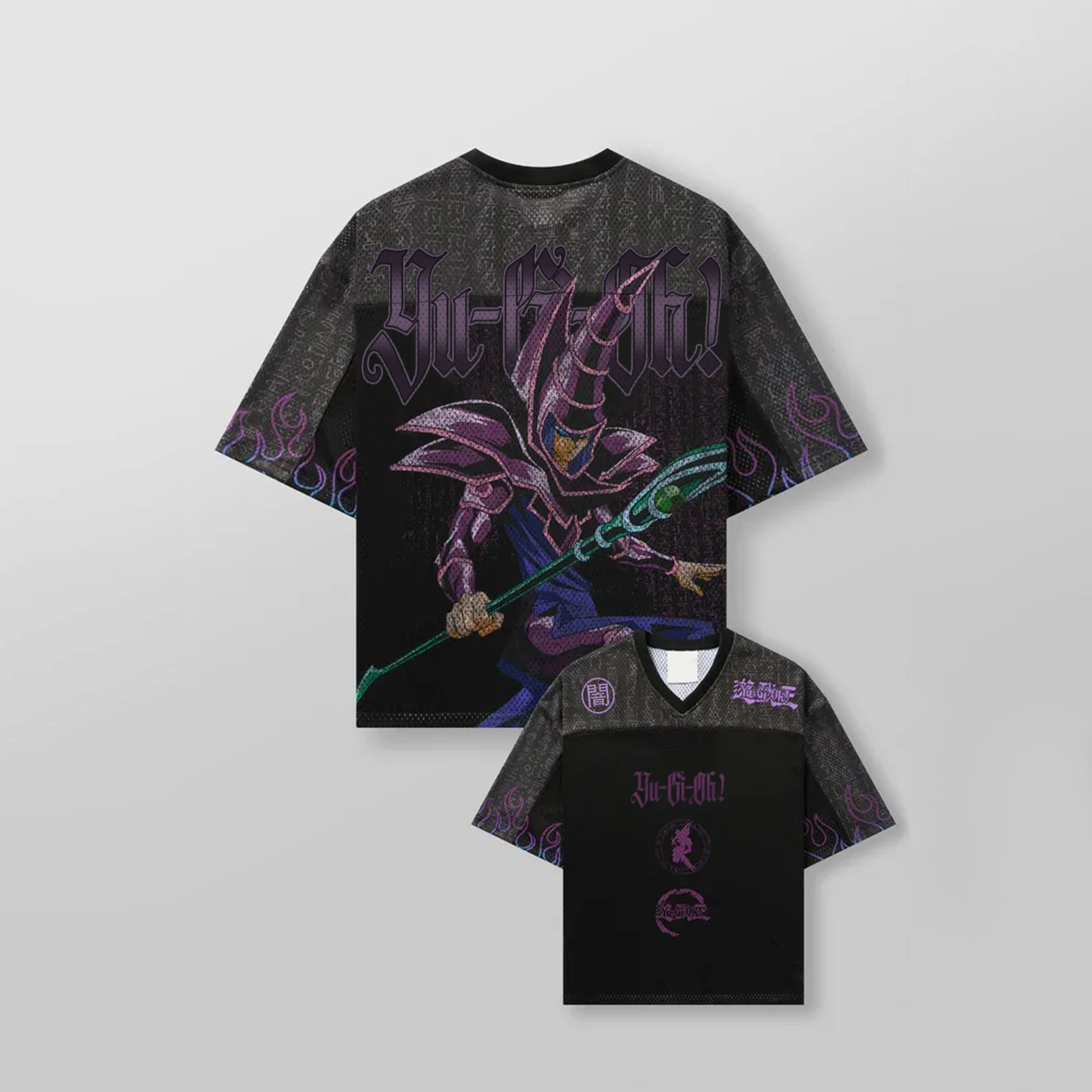 Unisex Anime Style Retro I Mesh T-Shirt-AnimeClothe