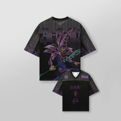 Unisex Anime Style Retro I Mesh T-Shirt-AnimeClothe