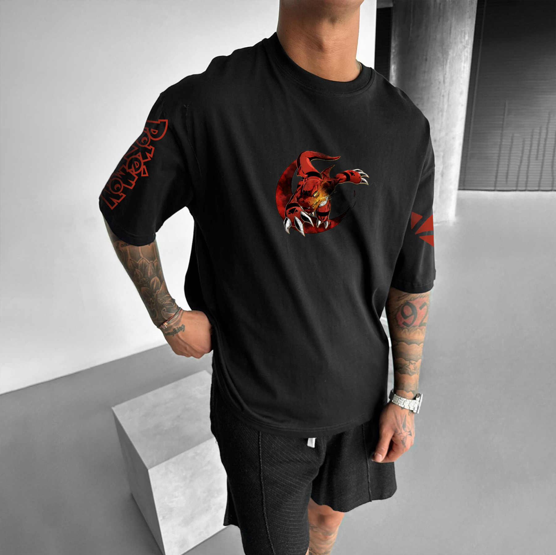 Unisex   Anime Inspired Vintage T-Shirt-AnimeClothe