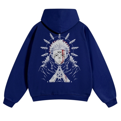 Unisex Casual Anime Print Hoodie-AnimeClothe