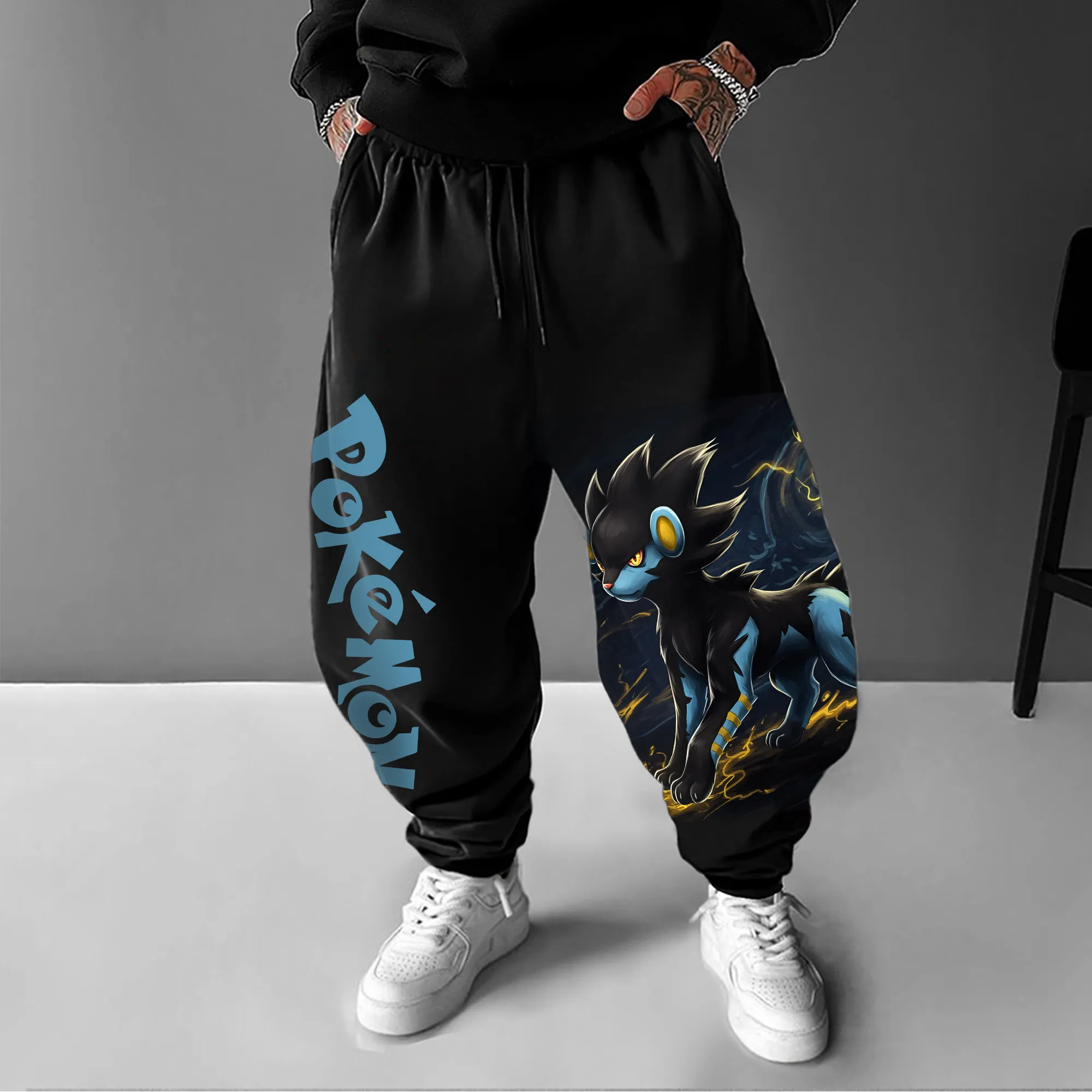 Unisex Casual Anime Streetwear Pants