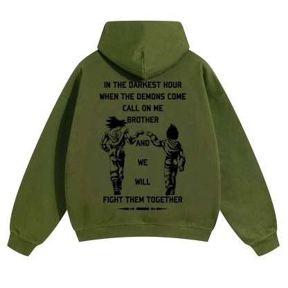 Unisex Anime Graphic Streetwear Vintage Hoodie