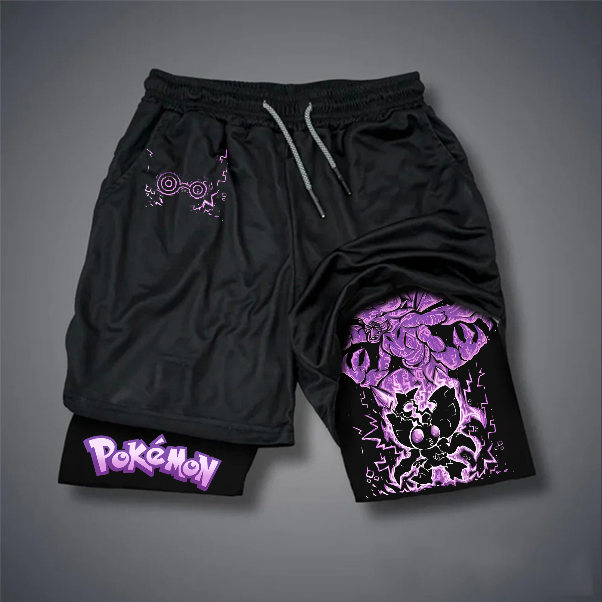 Unisex Casual Anime Streetwear Shorts-AnimeClothe