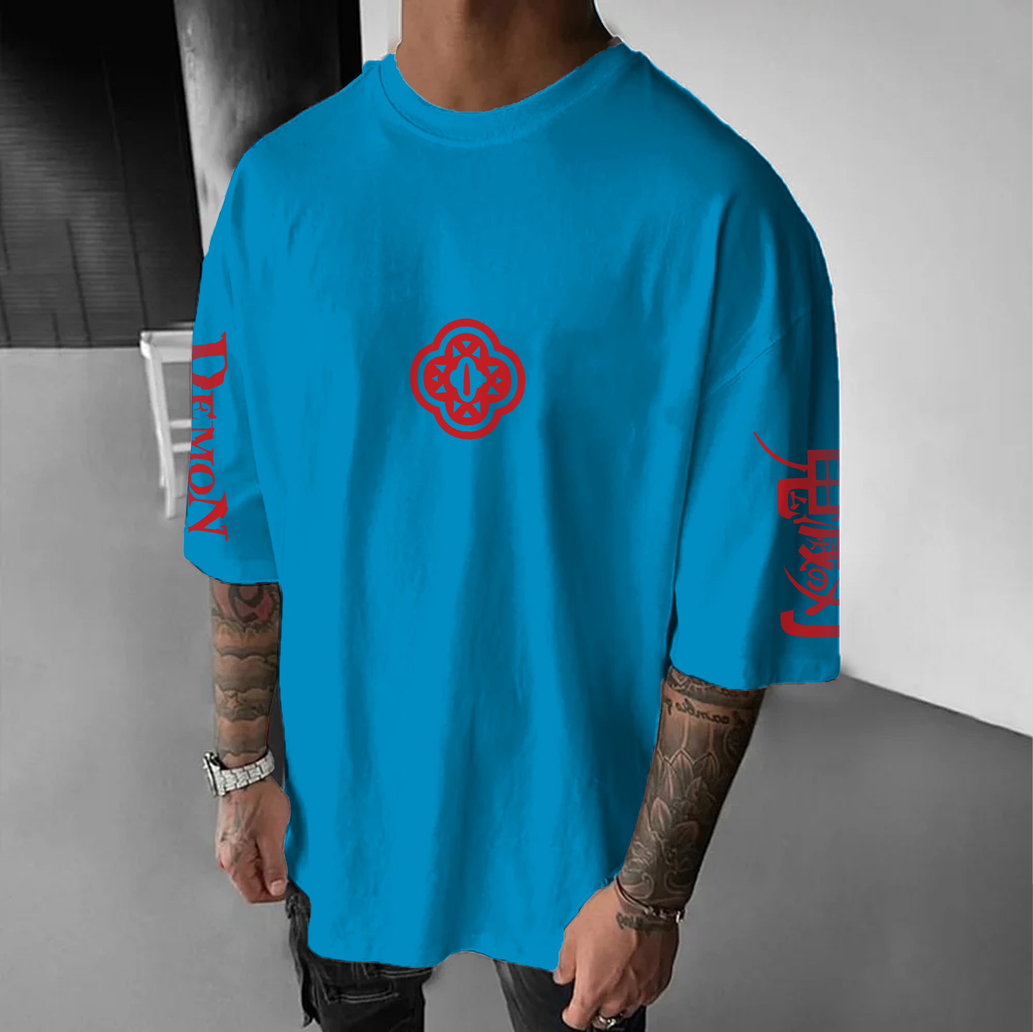 Unisex  " Demon Slayer" Anime Inspired Vintage T-Shirt-AnimeClothe