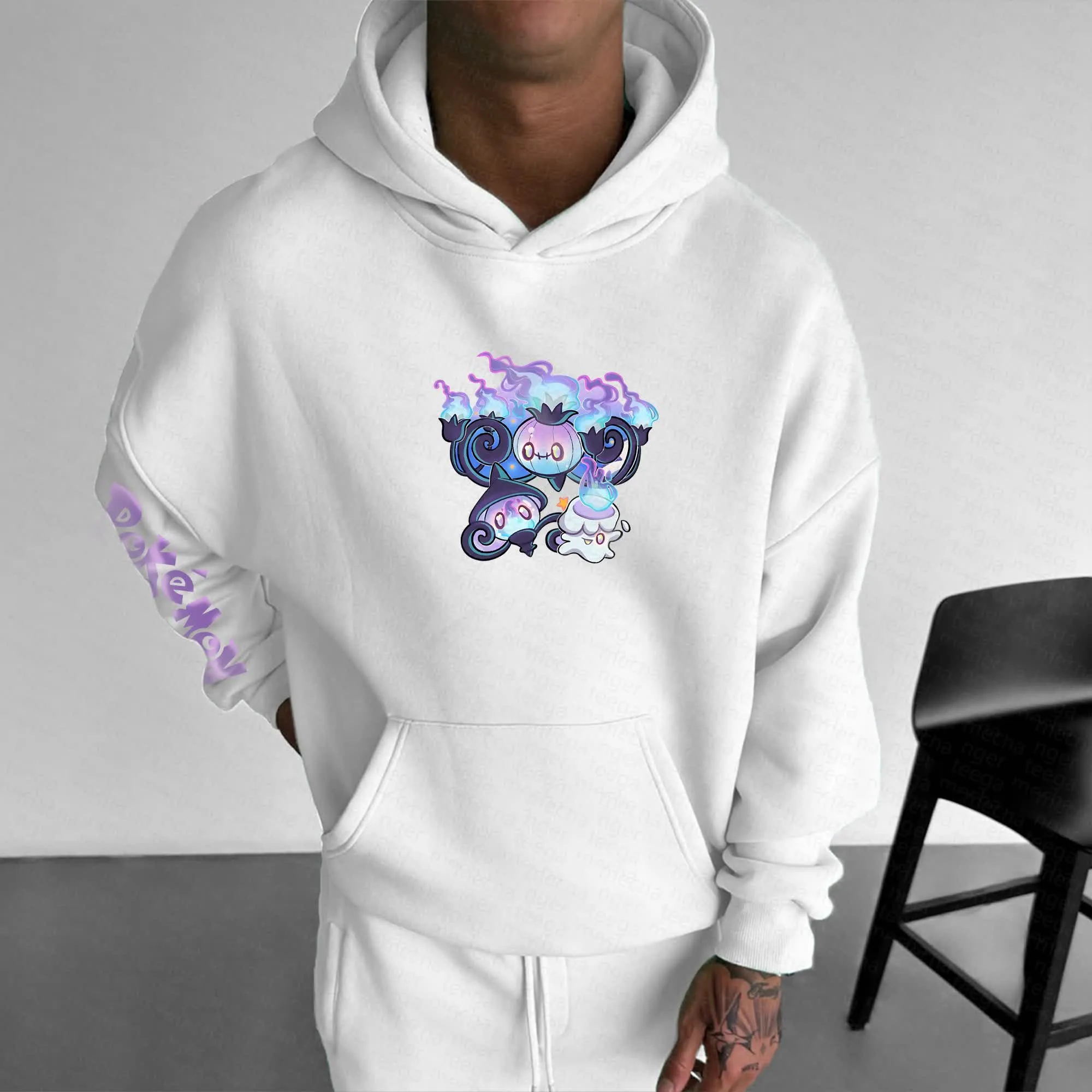 Unisex  Anime Graphic Streetwear Vintage Hoodie