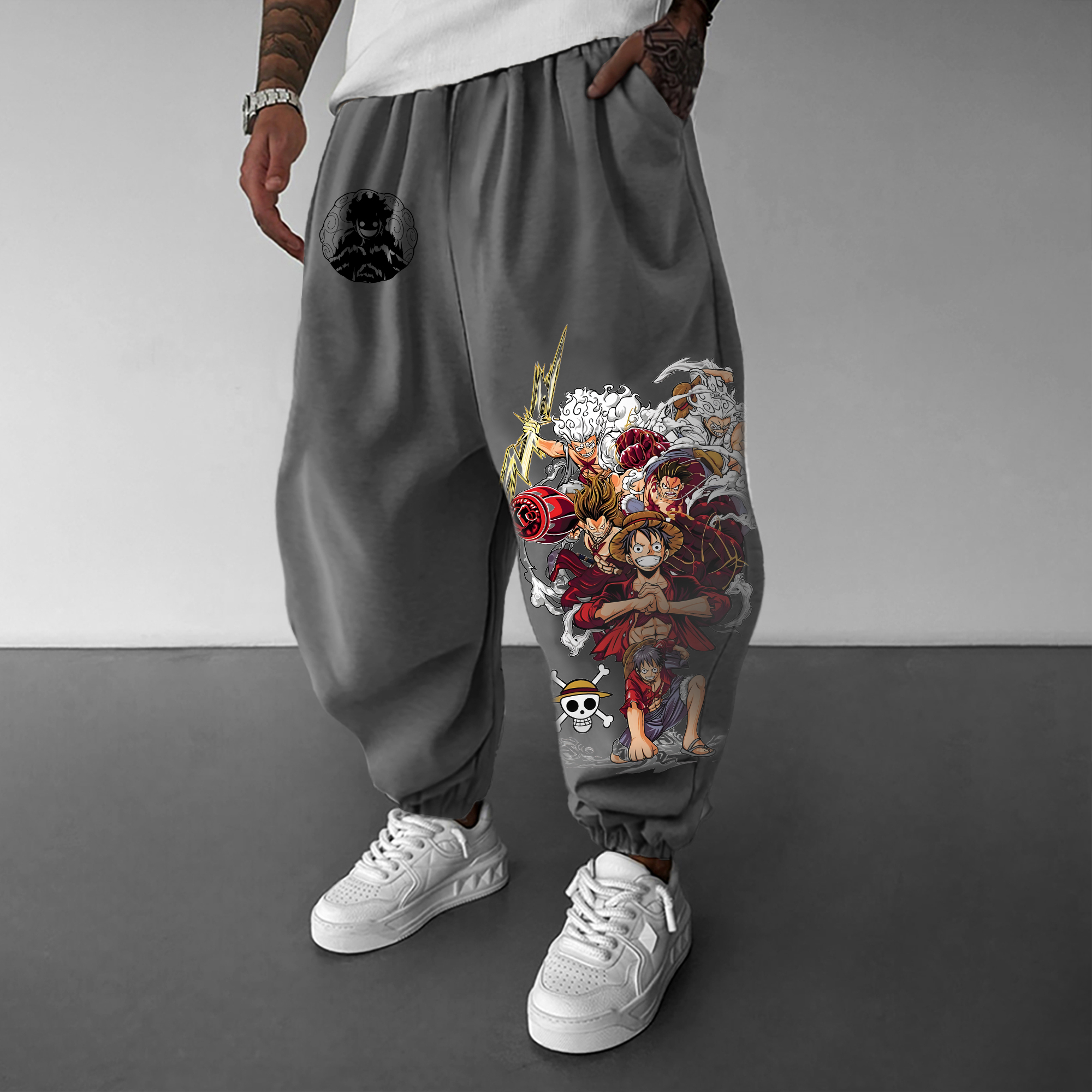 Unisex Anime Printed  Pants丨 One Piece-AnimeClothe