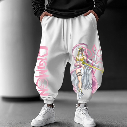 Unisex “Digimon” Anime Style Retro Pants