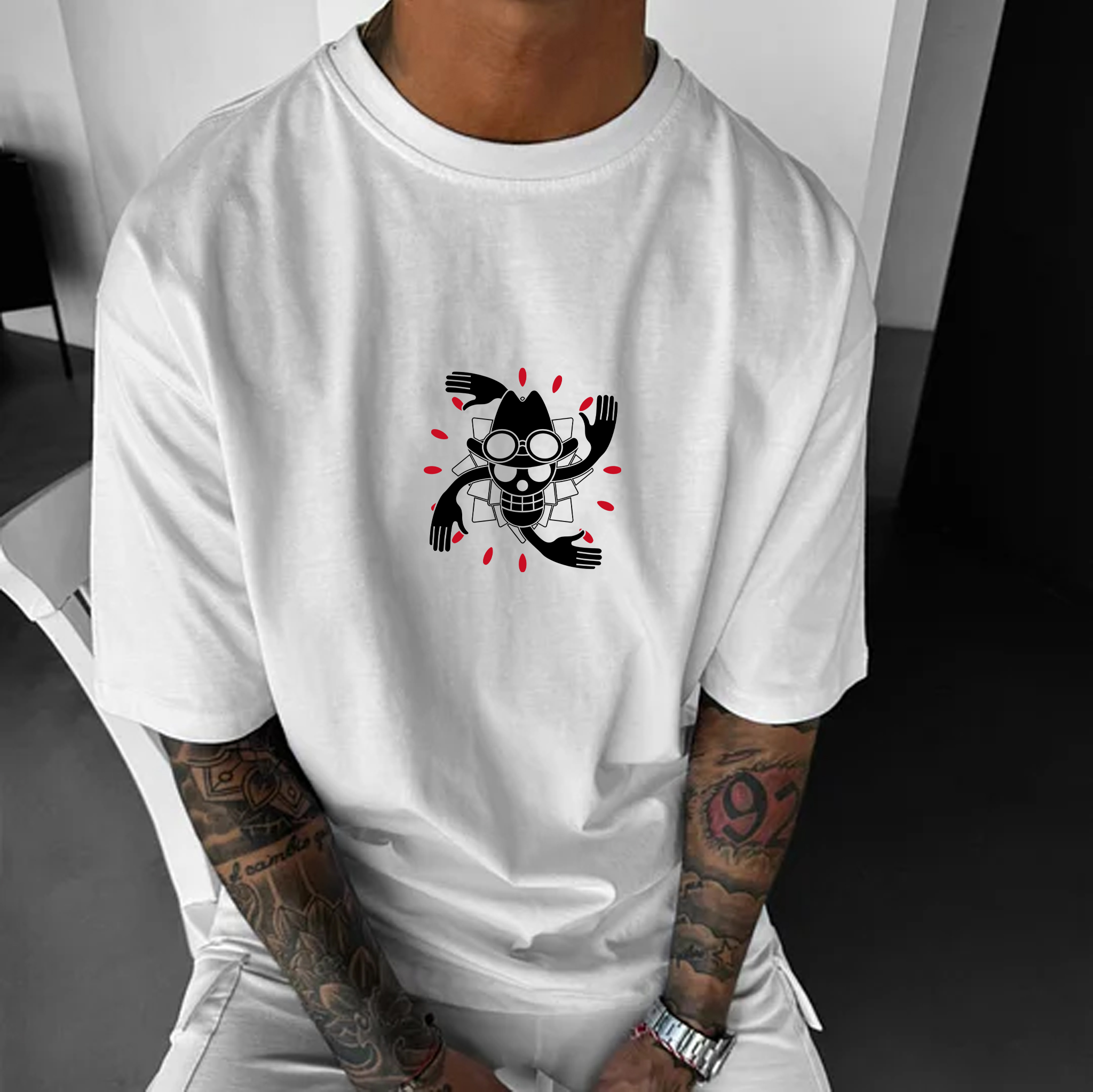 Unisex Anime Inspired Vintage T-Shirt丨One Piece-AnimeClothe