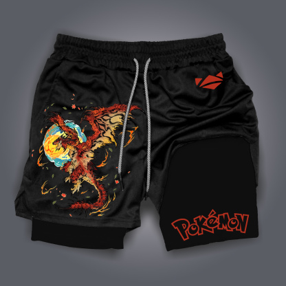 Unisex   Casual Anime Streetwear Shorts-AnimeClothe