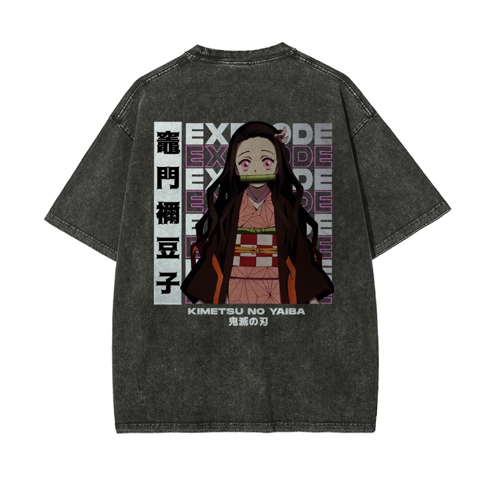 Unisex Anime Inspired Vintage T-Shirt