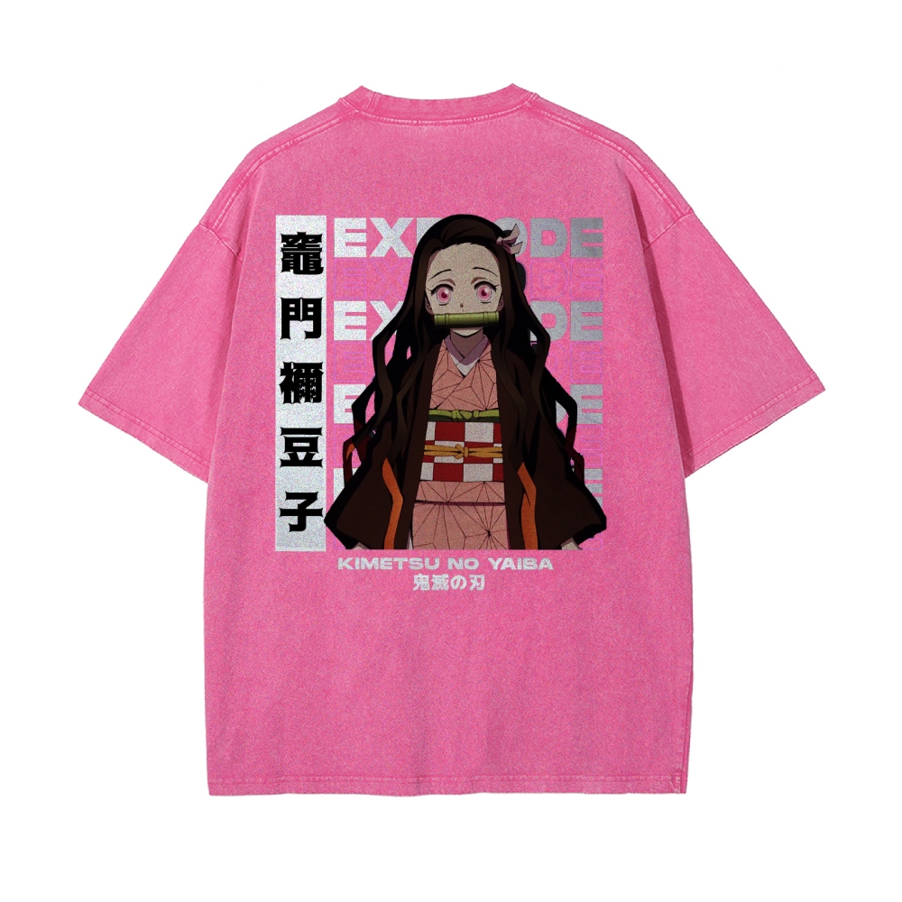 Unisex Anime Inspired Vintage T-Shirt