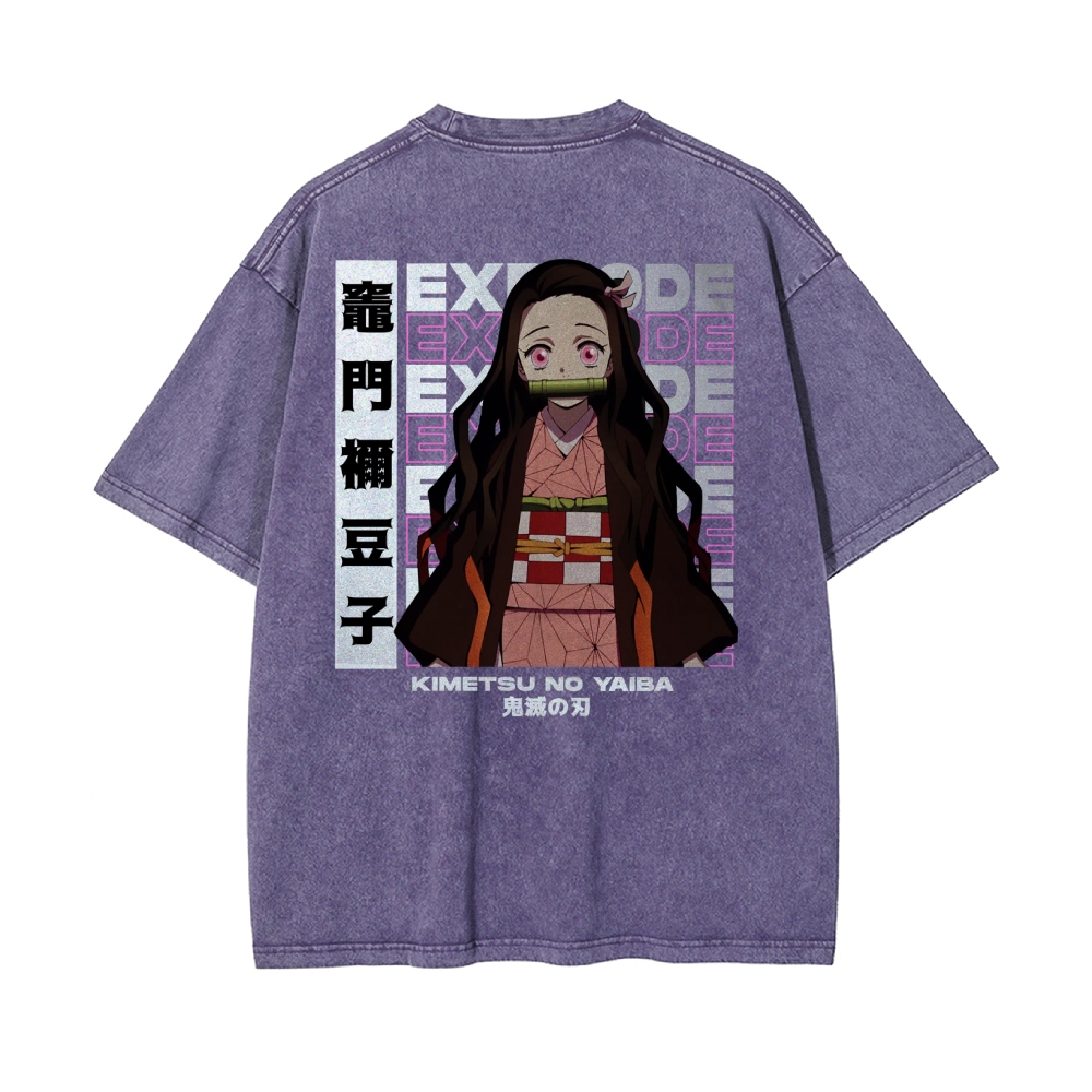 Unisex Anime Inspired Vintage T-Shirt