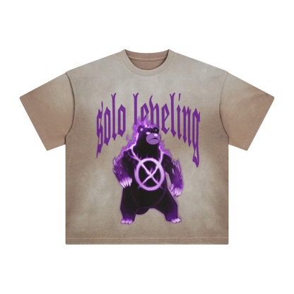 Unisex Anime Inspired Vintage T-Shirt-AnimeClothe